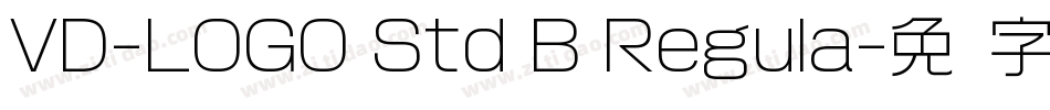 VD-LOGO Std B Regula字体转换